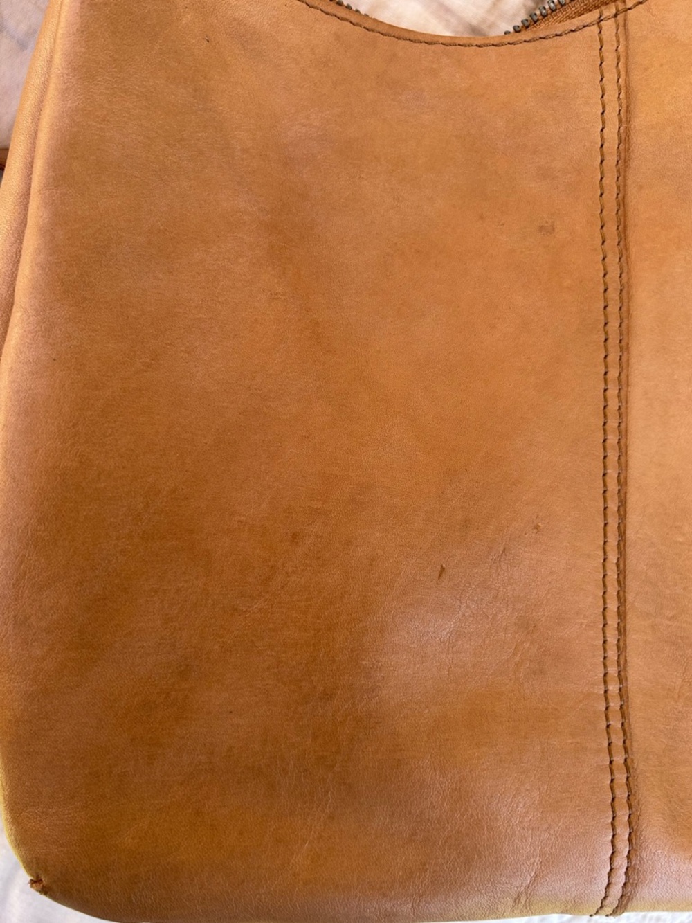Spikes & Sparrow “Moria” Leather Crossbody / Shoulder Bag - Camel / Tan - Picture 11 of 14